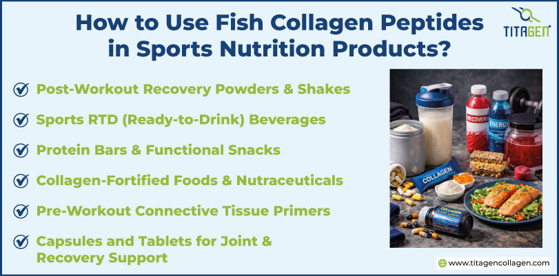 How to Use Fish Collagen Peptides in Sports Nutrition Products?